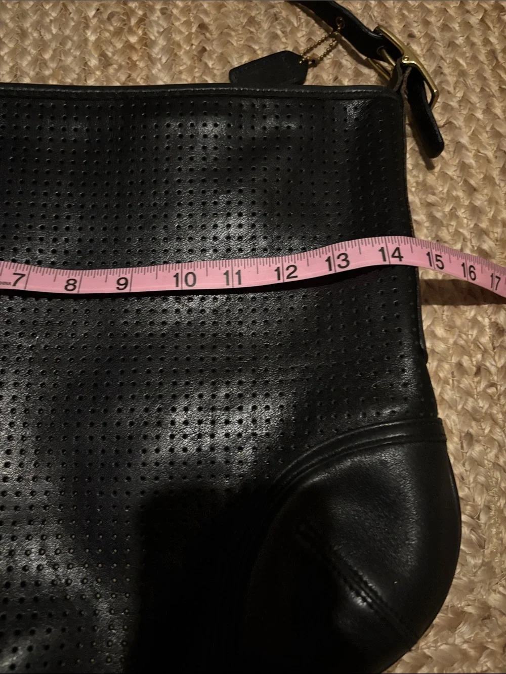 Vintage Legacy perforated Hobo